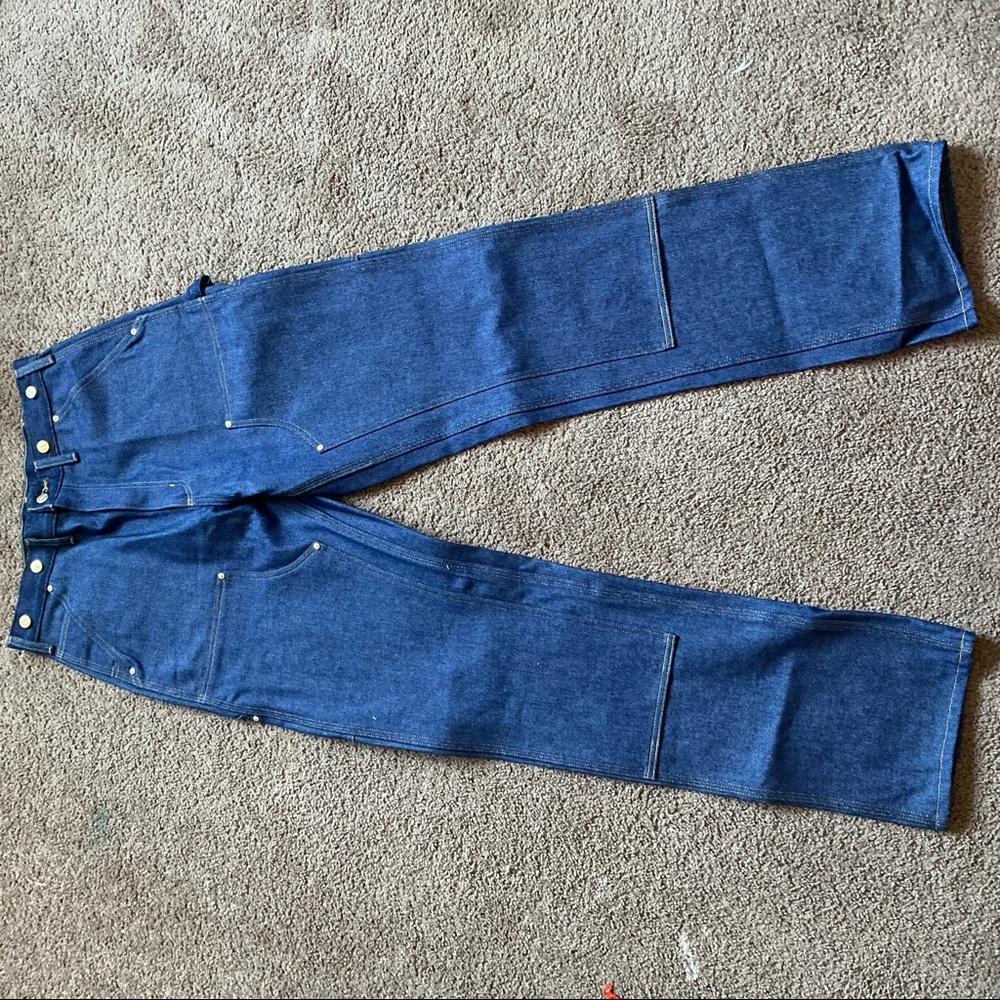 Carhartt carpenter indigo denim jeans